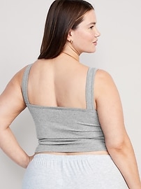 View large product image 8 of 8. Rib-Knit Seamless Tank Top