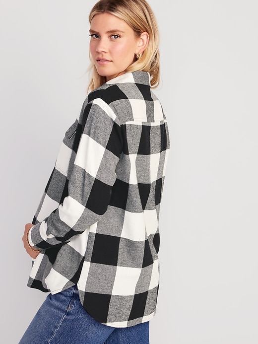 Maternity Utility Flannel Boyfriend Shirt | Old Navy