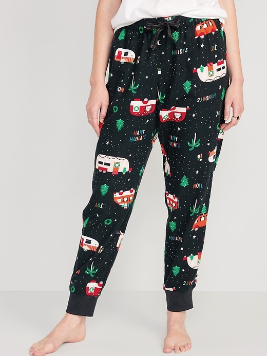 Matching Flannel Jogger Pajama Pants