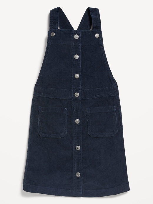 View large product image 1 of 1. Corduroy Pinafore Overall Dress for Girls