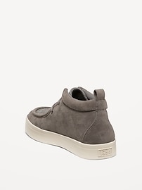 View large product image 4 of 4. High-Top Faux-Suede Elastic-Lace Sneakers for Boys