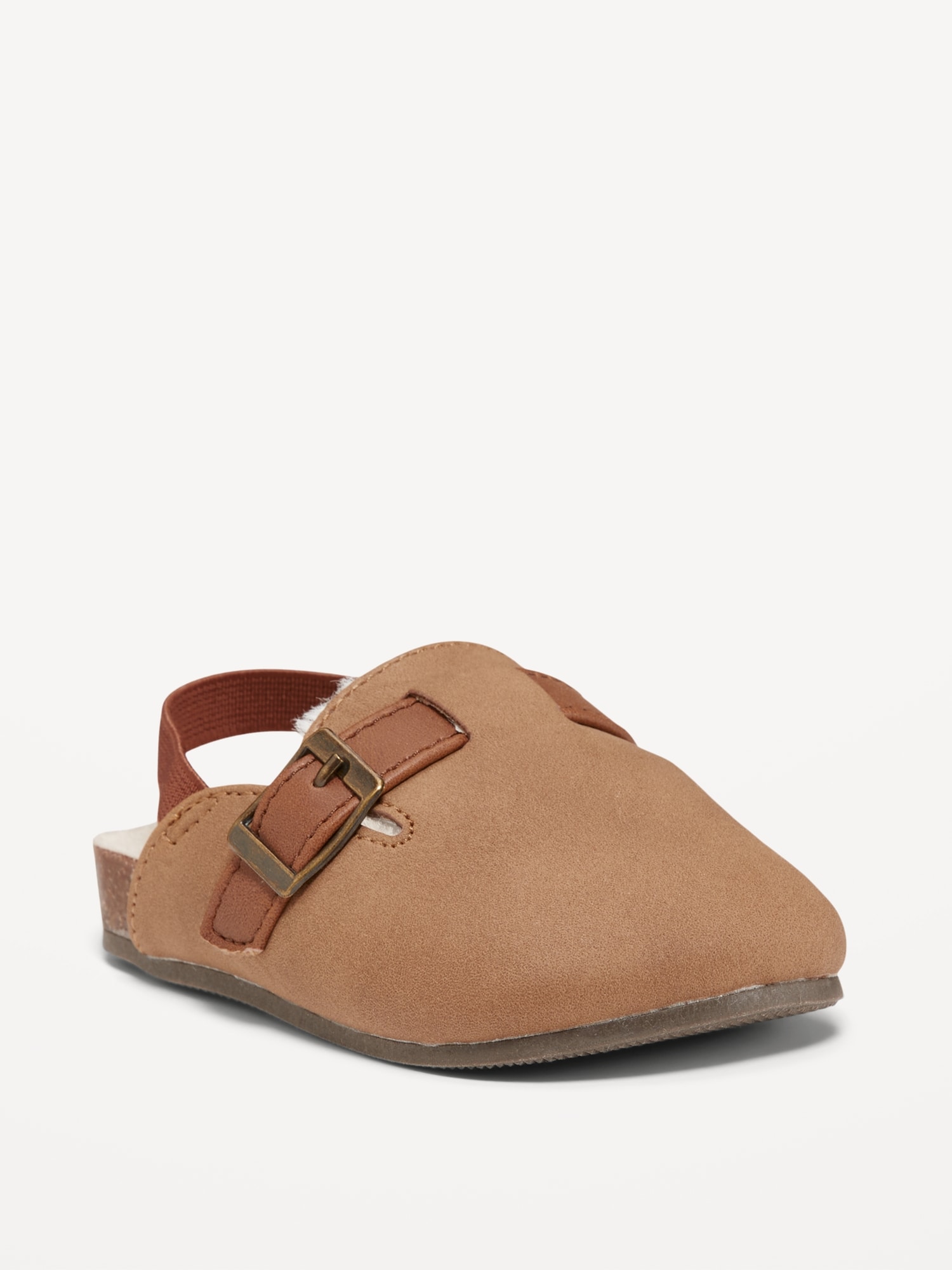 Faux-Suede Faux-Fur-Lined Clog Shoes for Baby | Old Navy