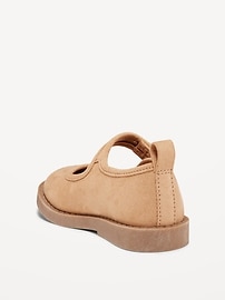View large product image 3 of 4. Faux-Suede Mary-Jane Shoes for Toddler Girls