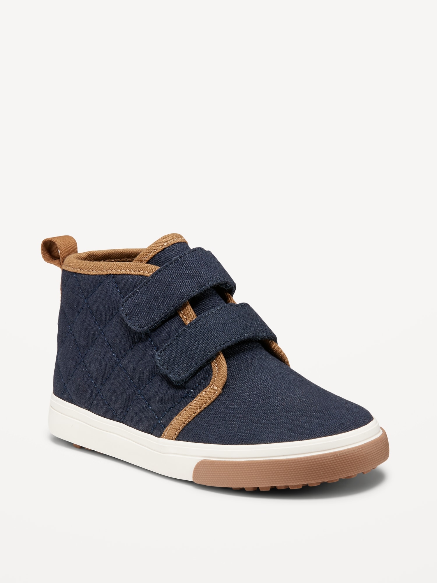 Oldnavy High-Top Quilted Canvas Double-Strap Sneakers for Toddler Boys