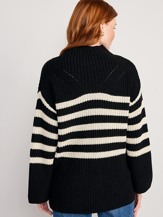 Image number 2 showing, Mock-Neck Tunic Sweater