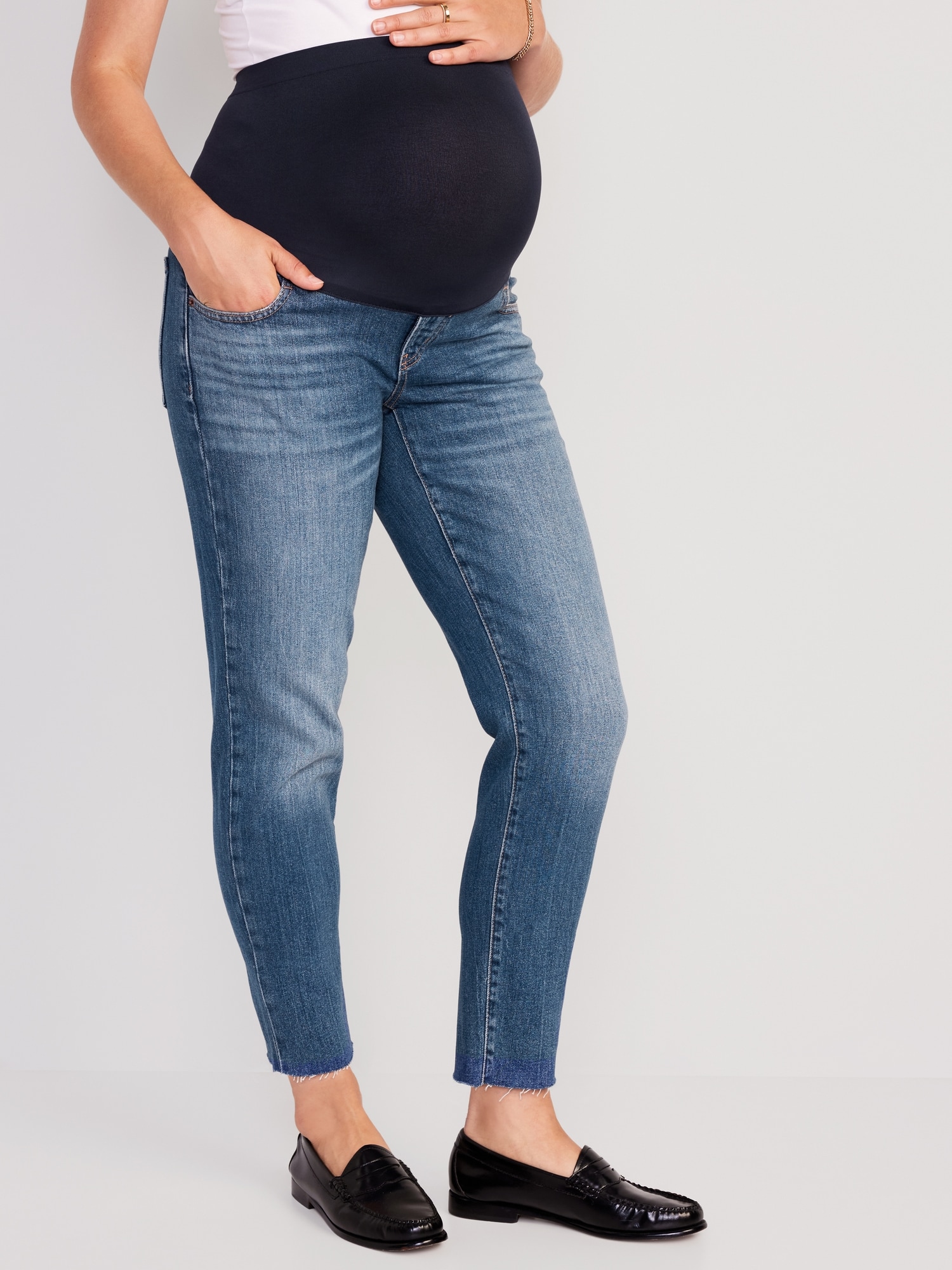 Maternity Full-Panel OG Straight Jeans