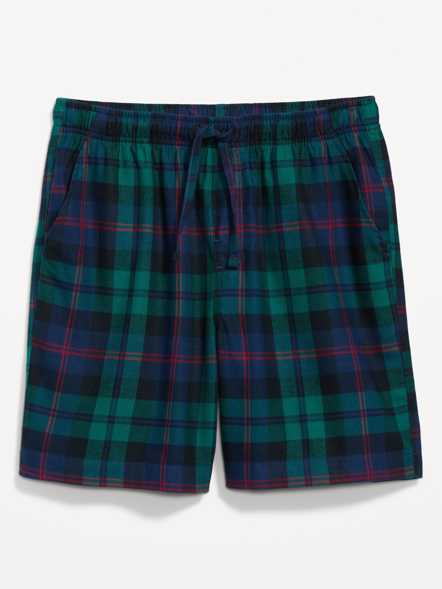 Old Navy Plaid Flannel Pajama Shorts for Men - 8-inch inseam Large Tall LT  New
