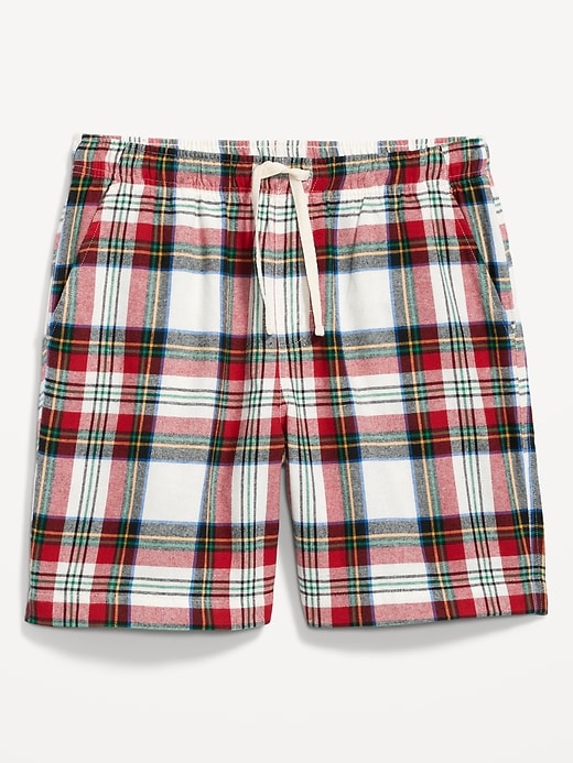 Image number 4 showing, Matching Flannel Pajama Shorts -- 7-inch inseam