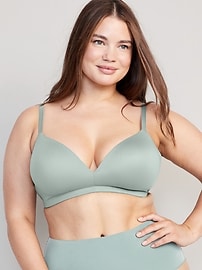 View large product image 7 of 8. Full-Coverage Molded Wireless Bra