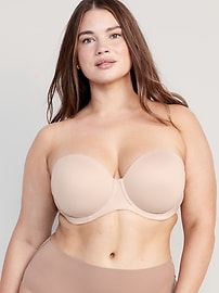 View large product image 7 of 8. Low-Coverage Convertible Strapless Underwire Bra