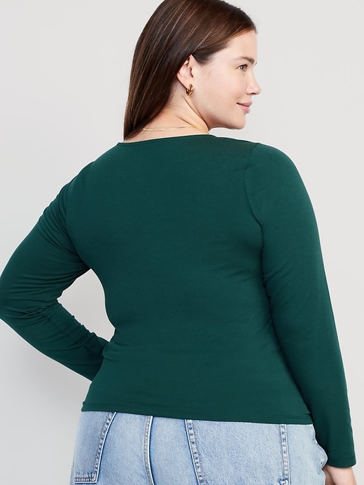 Fitted Twist-Front Top | Old Navy