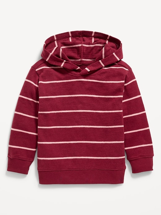 View large product image 1 of 1. Striped Cozy-Knit Pullover Hoodie for Toddler Boys