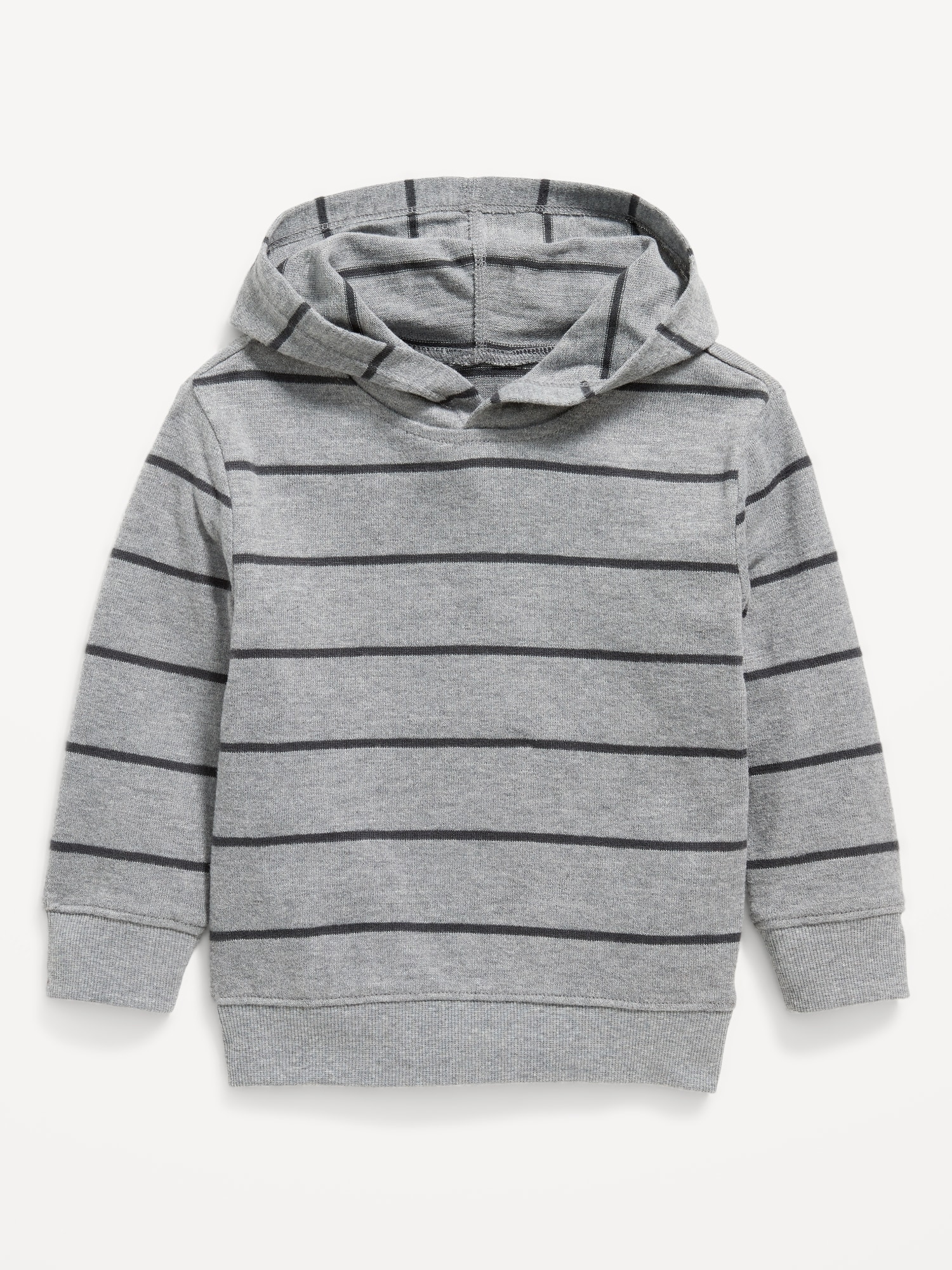 Cozy-Knit Striped Pullover Hoodie Old Navy Toddler Boys | for