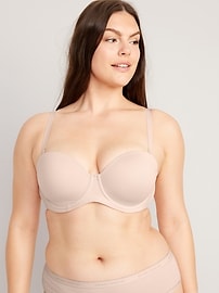 View large product image 5 of 8. Low-Coverage Convertible Strapless Underwire Bra