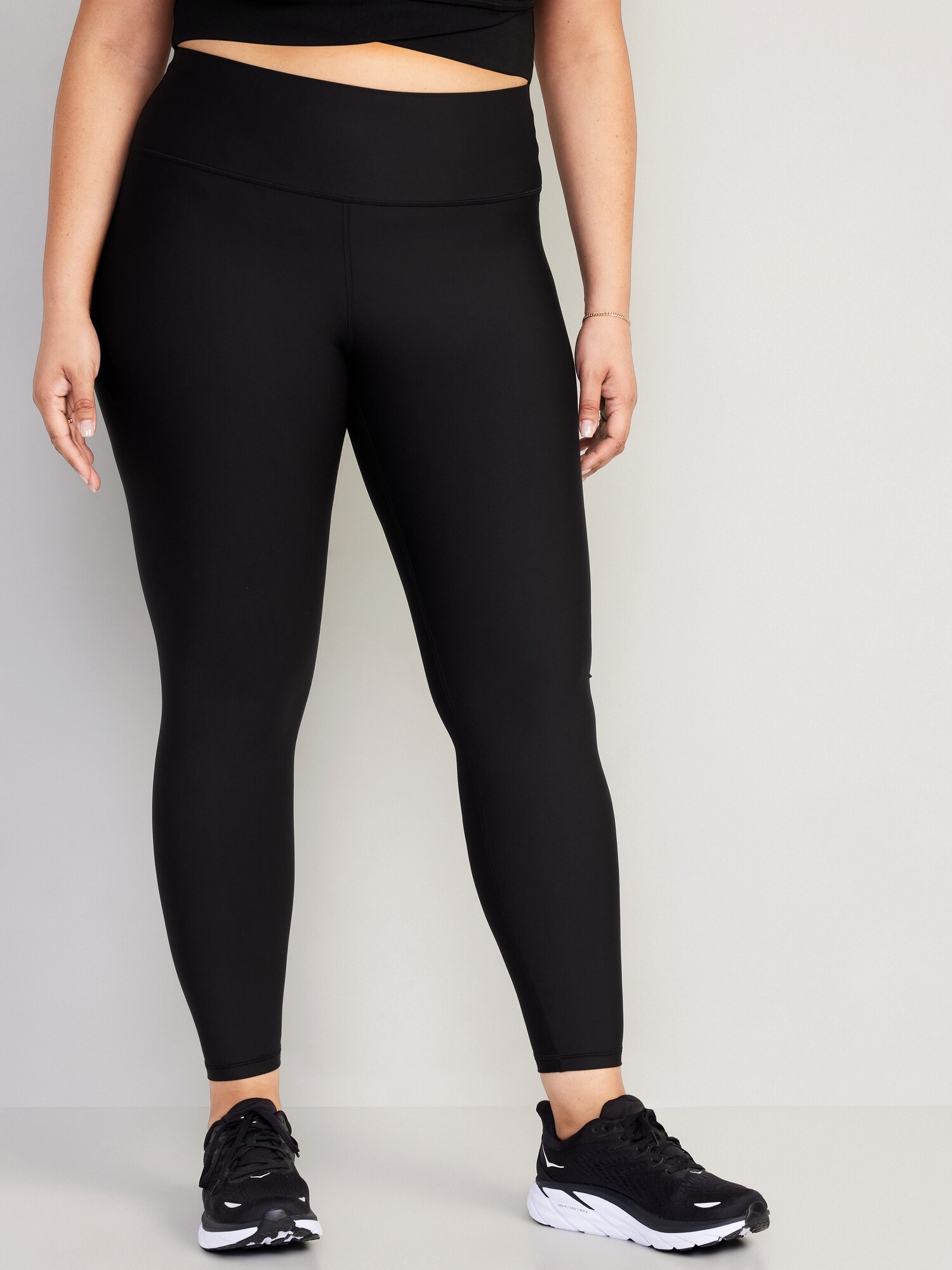 Женские леггинсы Old Navy High-Waisted PowerSoft Full-Length, цвет: Чёрный — фото 6