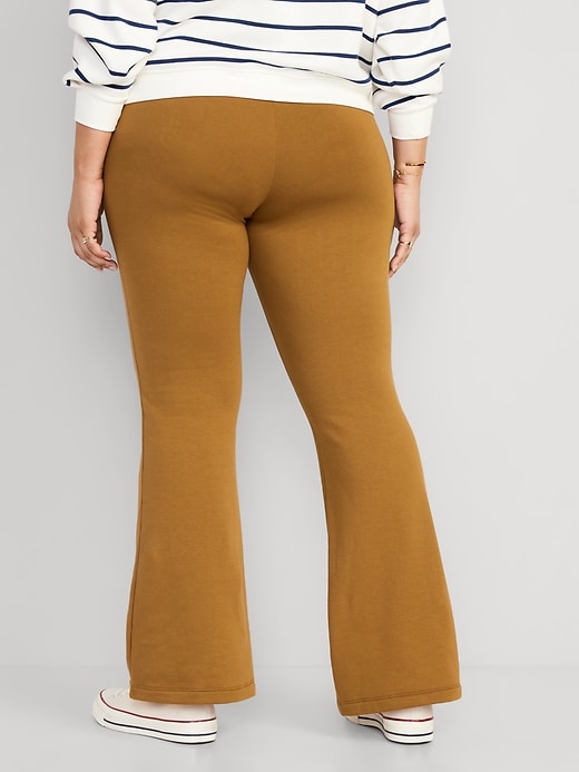Image number 8 showing, High Waisted Flare Fleece-Lined Leggings for Women