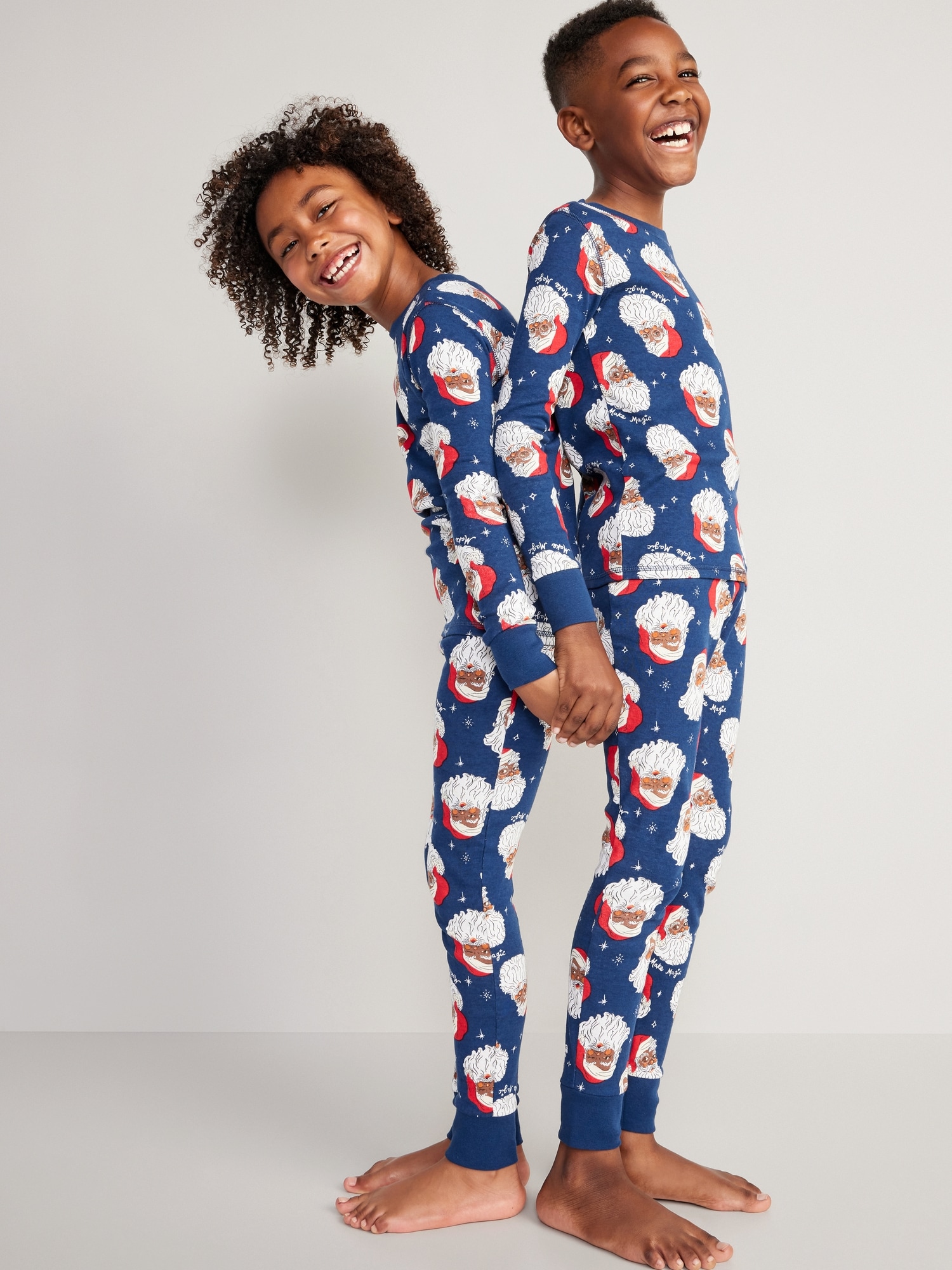 Navy Winter Village Kid's Pajama Set – The County Emporium