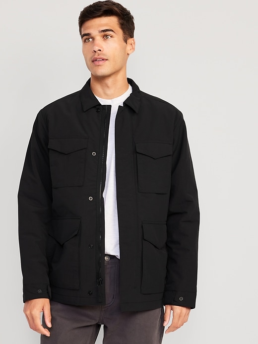 Image number 1 showing, Water-Resistant Utility Jacket