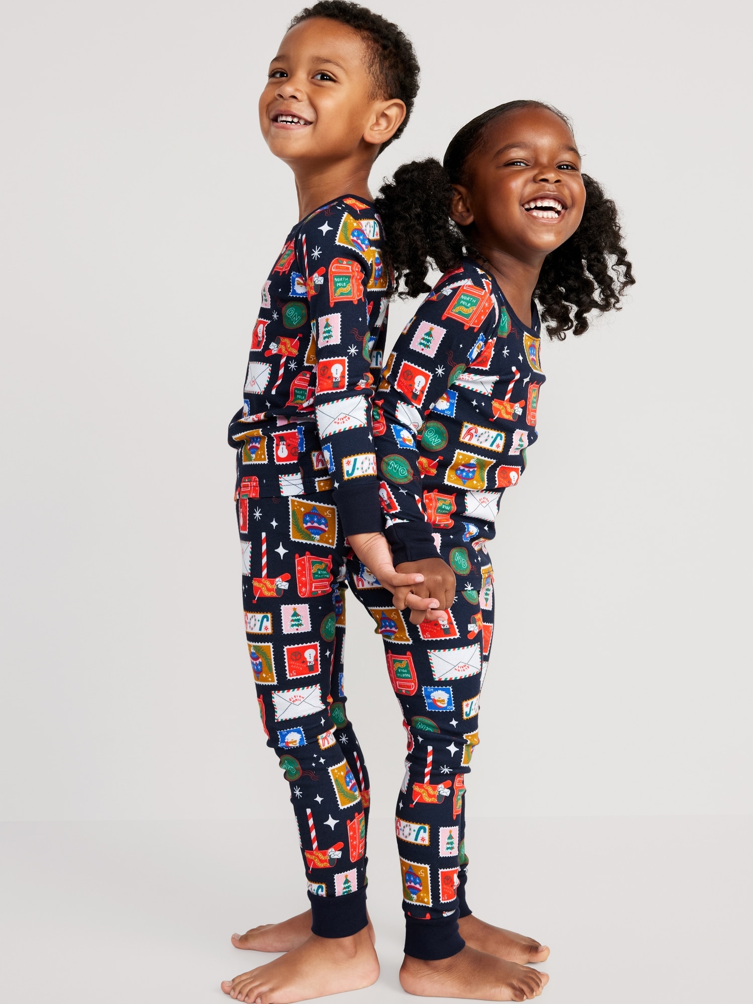 Unisex Printed Snug-Fit Pajama Set for Toddler & Baby