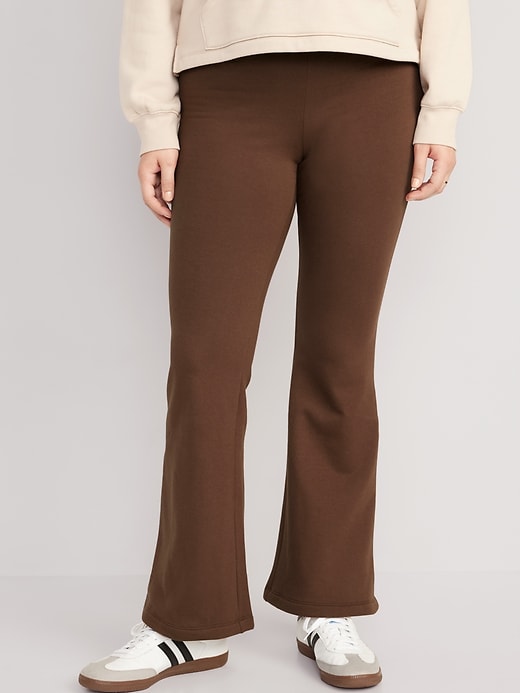 Image number 5 showing, High Waisted Flare Fleece-Lined Leggings for Women