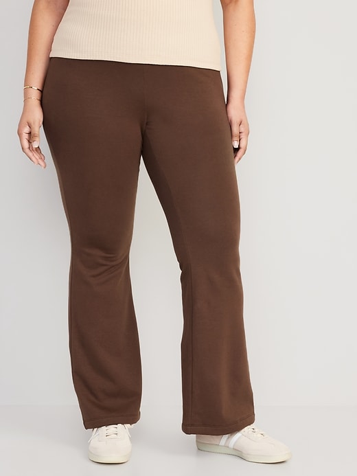 Image number 7 showing, High Waisted Flare Fleece-Lined Leggings for Women
