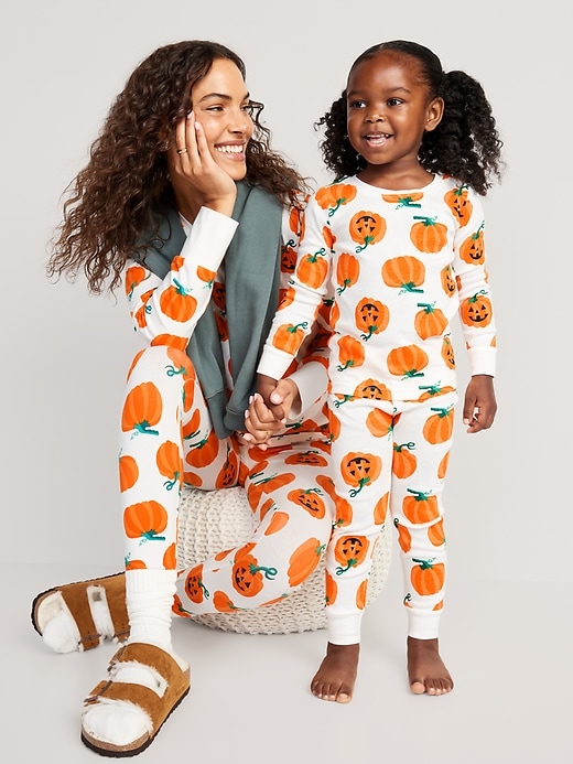 Image number 3 showing, Matching Halloween Print Pajama Set