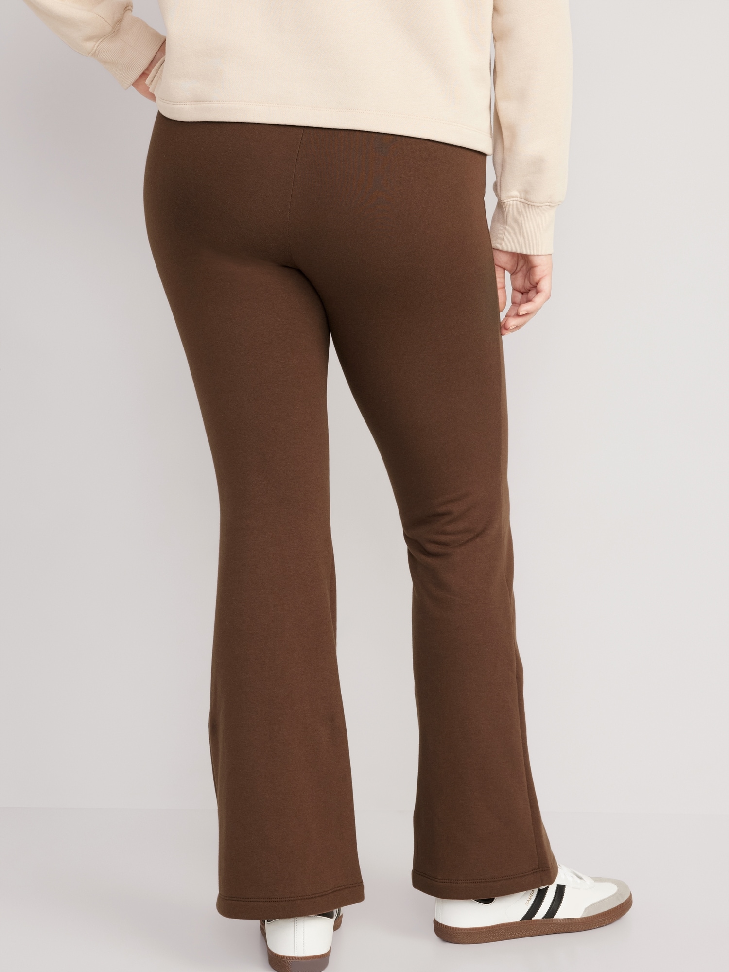 Flared Pants - Dark brown - Ladies