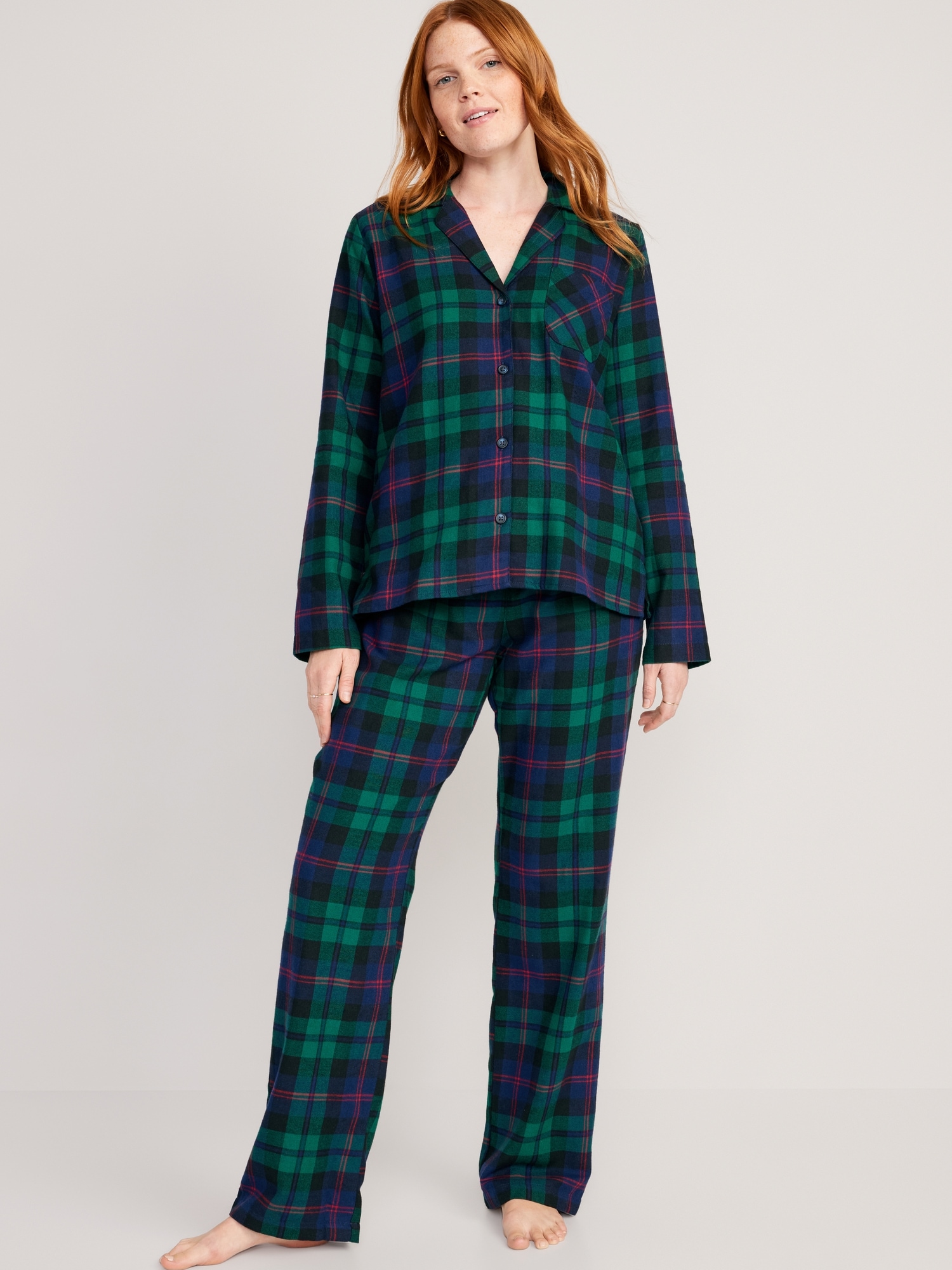 Matching Flannel Pajama Set for Women | Old Navy