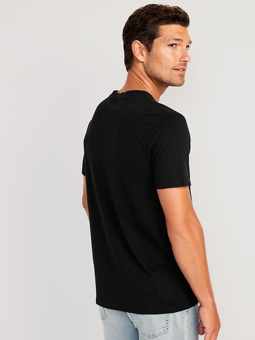 Image number 5 showing, Soft-Washed V-Neck T-Shirt