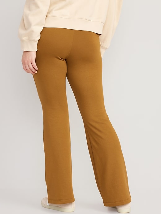 Image number 6 showing, High Waisted Flare Fleece-Lined Leggings for Women