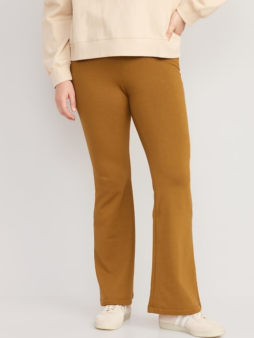 Image number 5 showing, High Waisted Flare Fleece-Lined Leggings for Women
