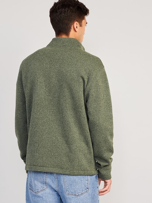 Image number 2 showing, Sweater-Knit Quarter Zip