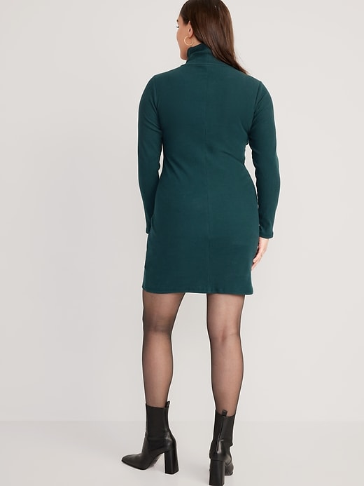 Image number 5 showing, Fitted Ribbed Mini Dress