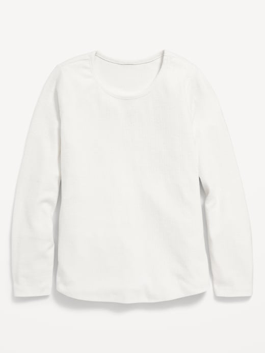 View large product image 1 of 2. Cozy Long-Sleeve T-Shirt for Girls
