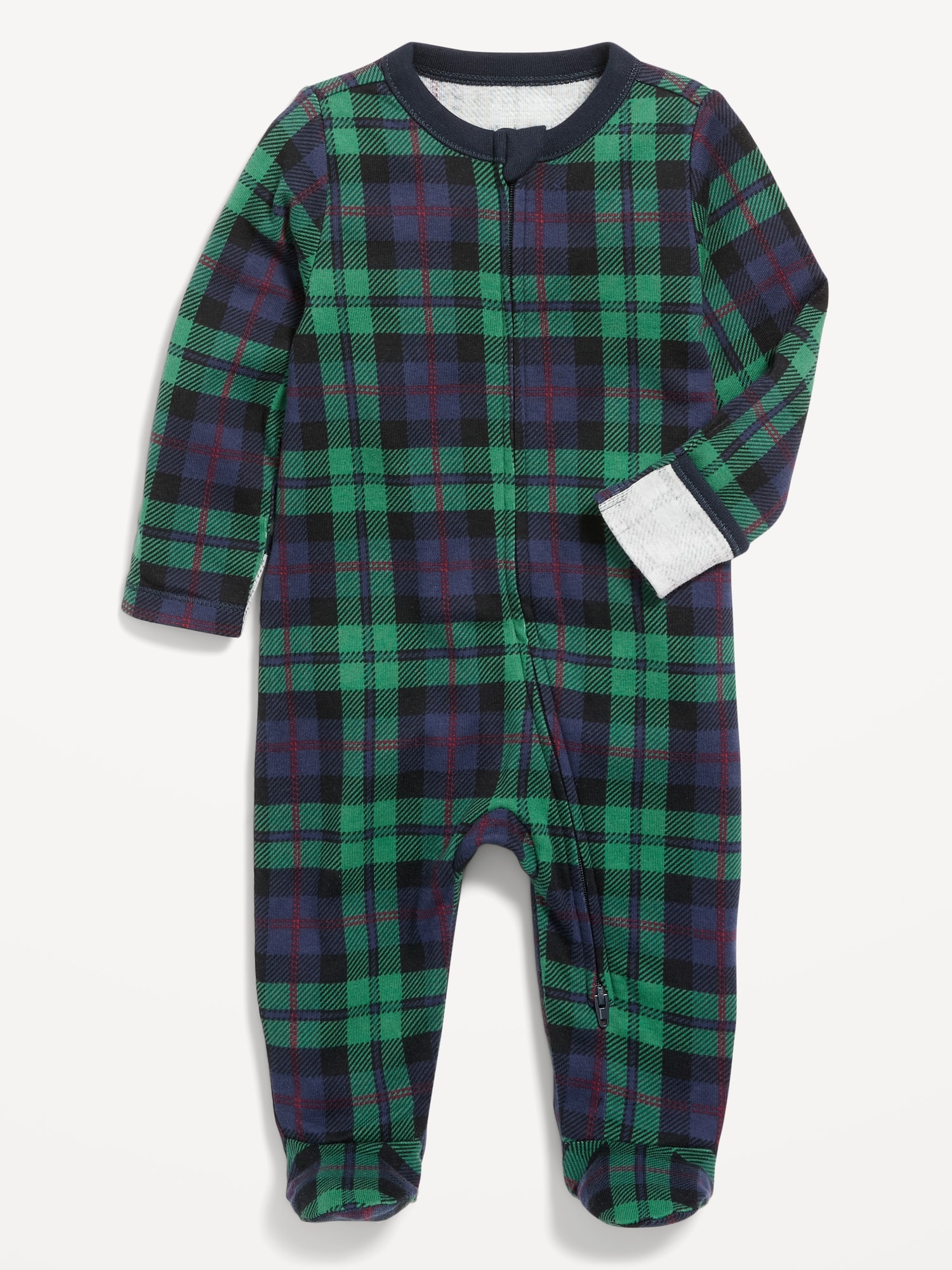 Unisex Sleep & Play 2-Way-Zip Footed One-Piece for Baby