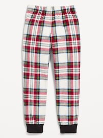View large product image 3 of 4. Gender-Neutral Printed Microfleece Pajama Jogger Pants for Kids