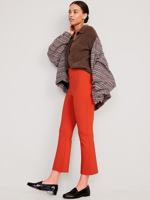 Image number 3 showing, Extra High-Waisted Stevie Crop Kick Flare Pants for Women