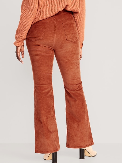 Image number 6 showing, Higher High-Waisted Flare Corduroy Pants