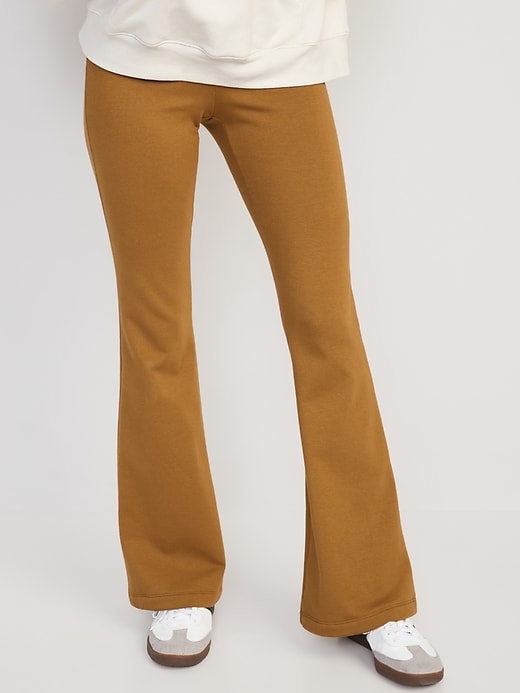 Image number 1 showing, High Waisted Flare Fleece-Lined Leggings for Women