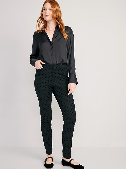 Image number 3 showing, High-Waisted Pixie Skinny Pants