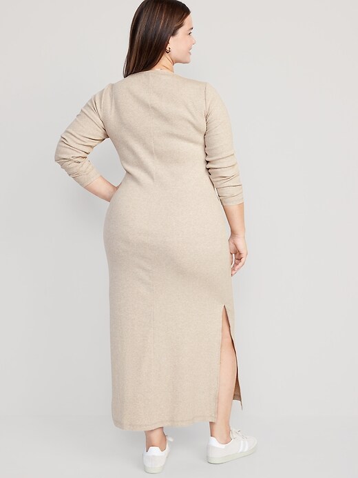 Fitted Rib-Knit Maxi Dress | Old Navy