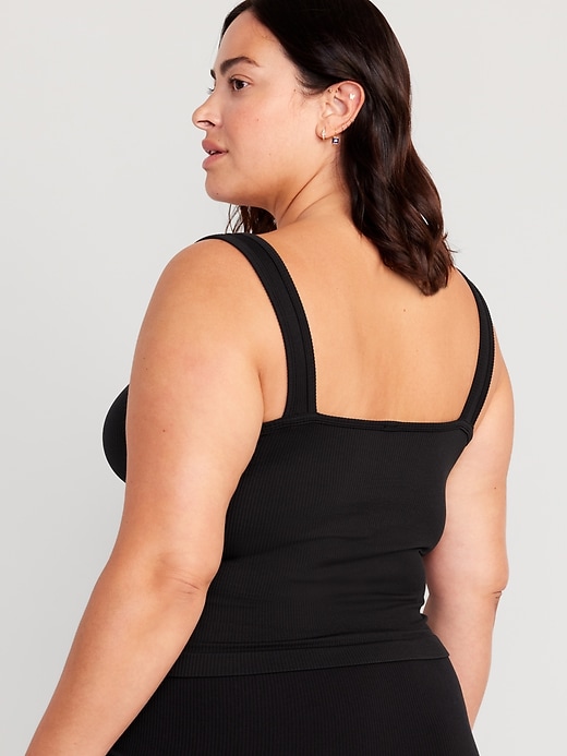 Image number 7 showing, Rib-Knit Seamless Tank Top
