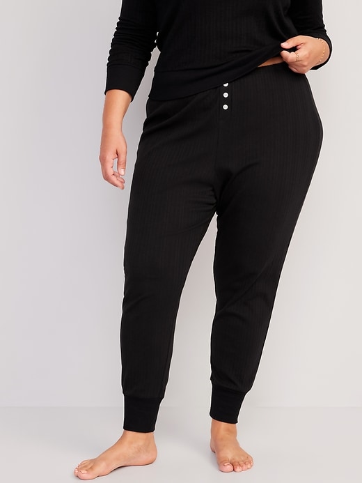 Image number 7 showing, High-Waisted Pajama Jogger Pants