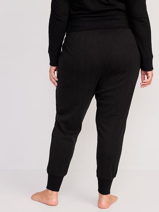 Image number 8 showing, High-Waisted Pajama Jogger Pants