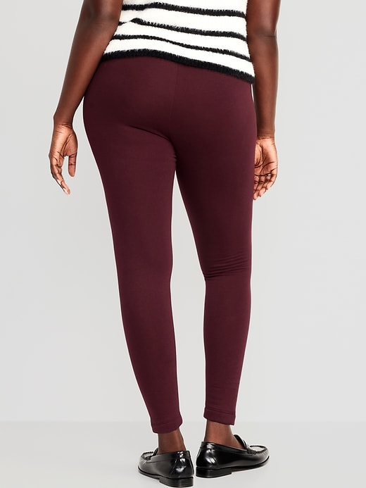 Image number 5 showing, High Waisted Fleece-Lined Leggings for Women