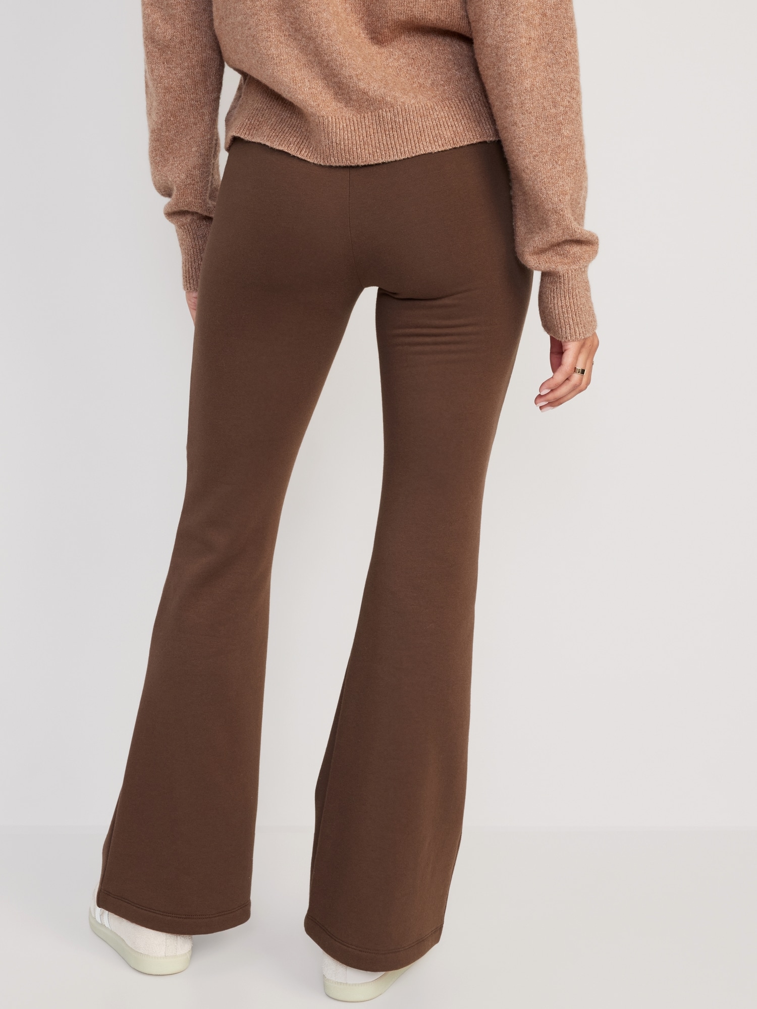 style and glamour Women's Fleece Lined Leggings#(Brown UK 8