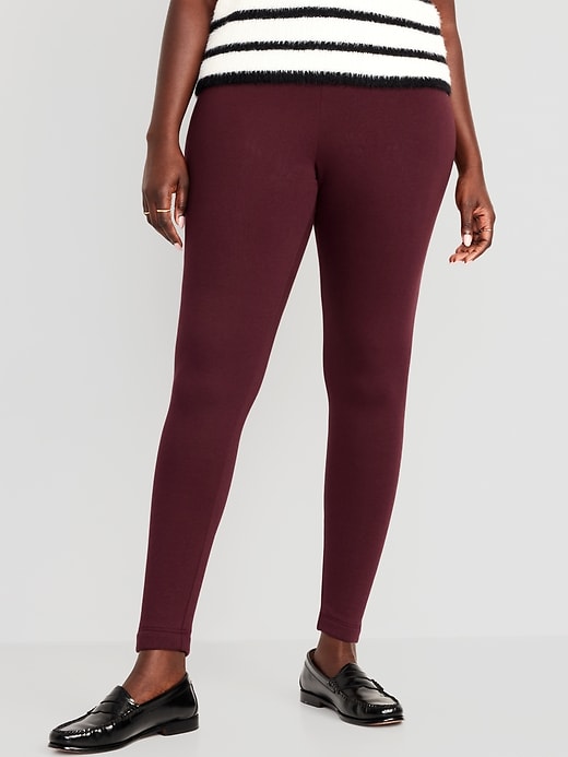 Image number 4 showing, High Waisted Fleece-Lined Leggings for Women