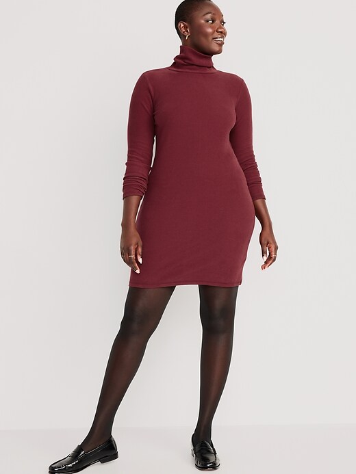Image number 4 showing, Fitted Ribbed Mini Dress