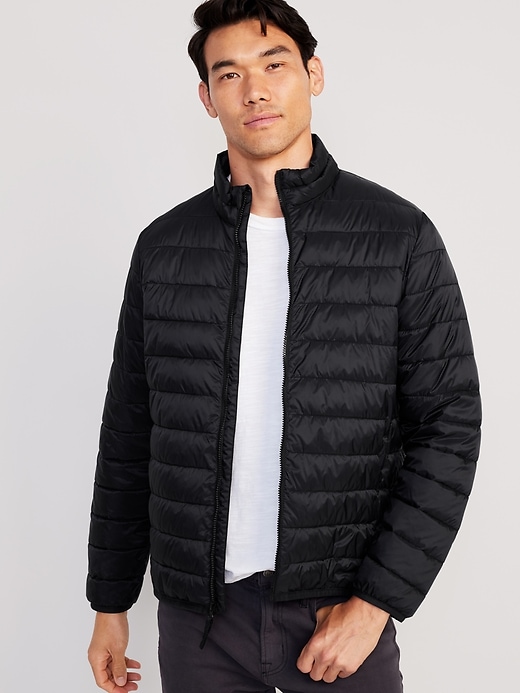 Image number 1 showing, Water-Resistant Narrow-Channel Puffer Jacket
