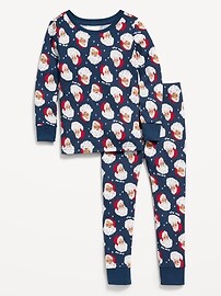 View large product image 3 of 4. Matching Unisex Printed Pajama Set for Toddler & Baby